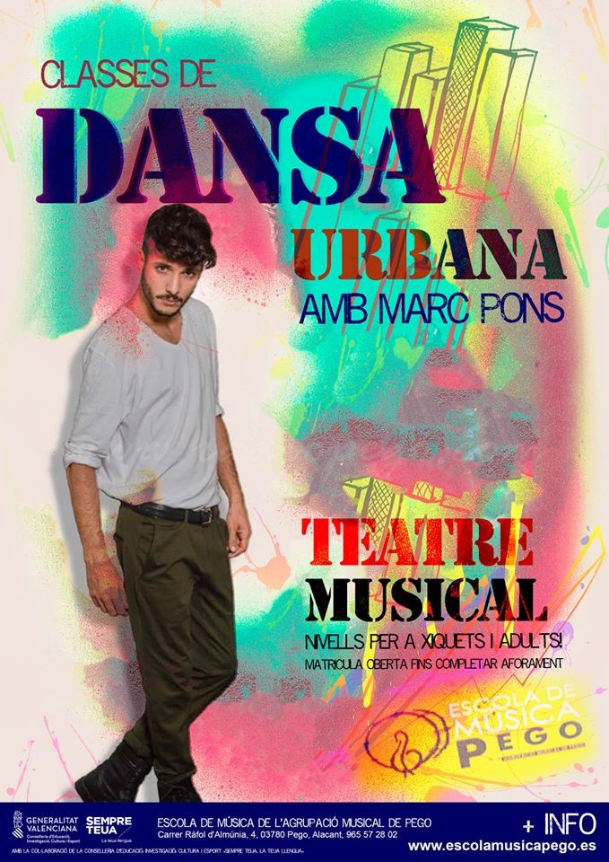 Marc Pons donarà classes de dansa a l’Escola de Música