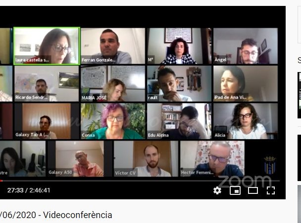 El ple ordinari de juliol serà emès en directe a través de Youtube