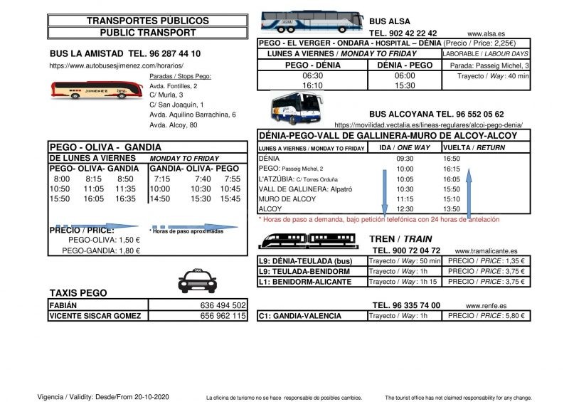 Nou horari d’autobusos
