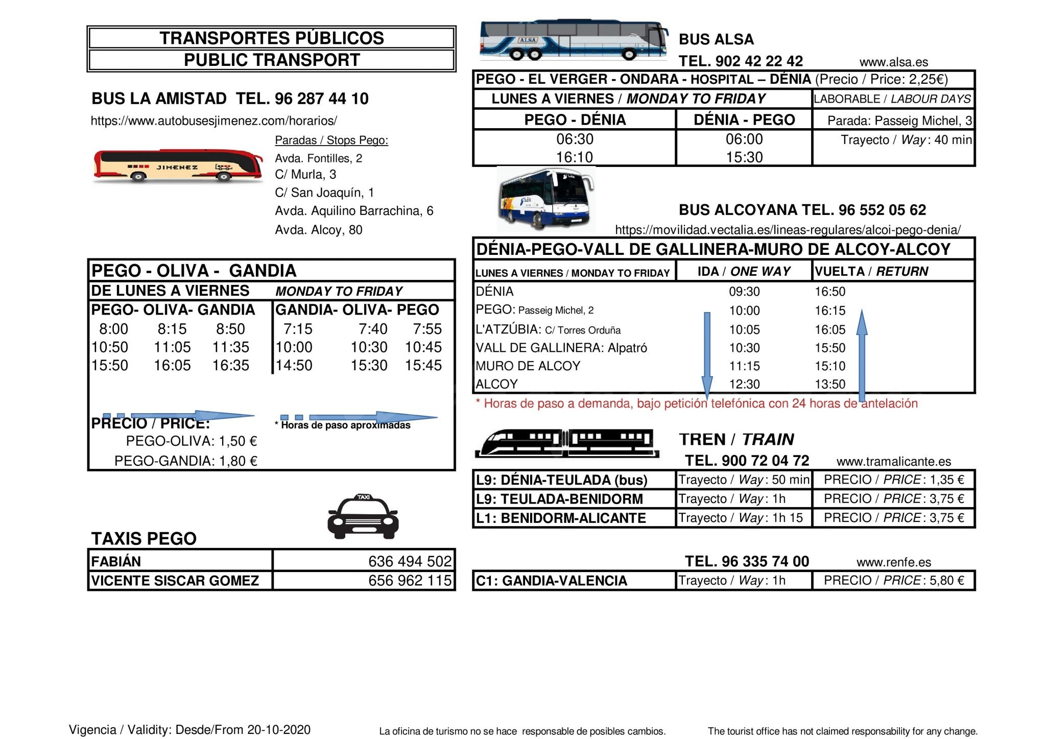 Nou horari d’autobusos