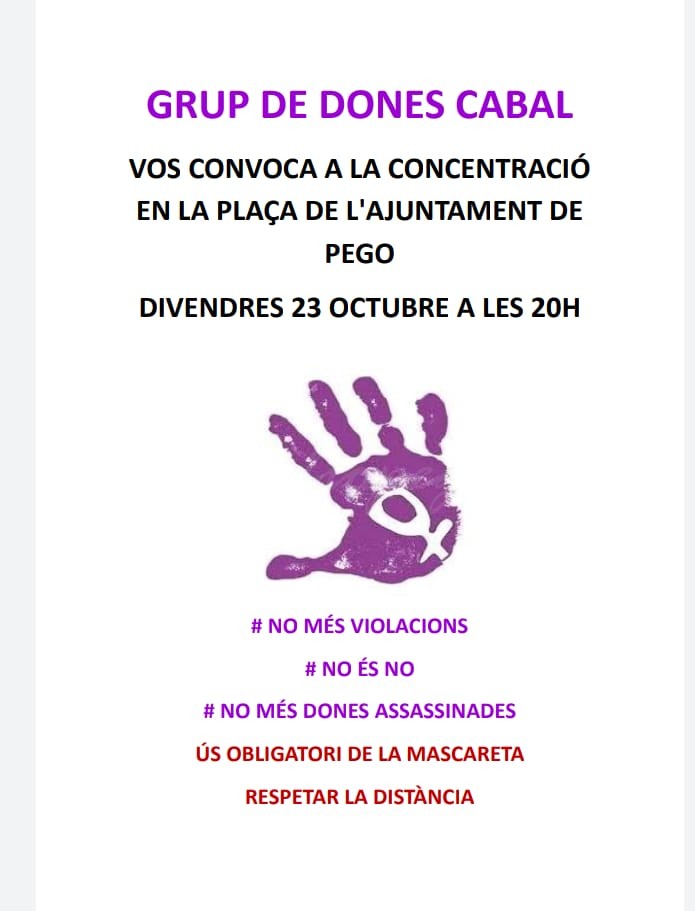Dones Cabal convoca una concentració aquesta vesprada contra la violència sexual