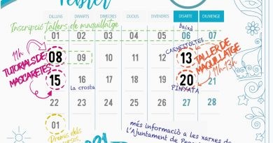 Demà finalitza la inscripció per als tallers virtuals de maquillatge de Carnestoltes i Pinyata