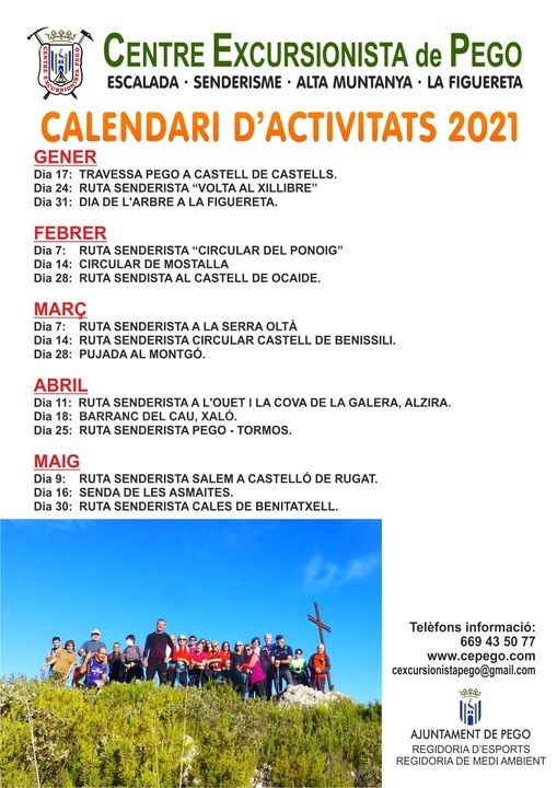 Activitats del centre excursionista.