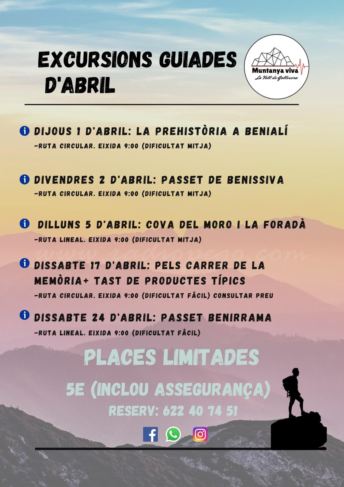 Excursions a la Vall de Gallinera