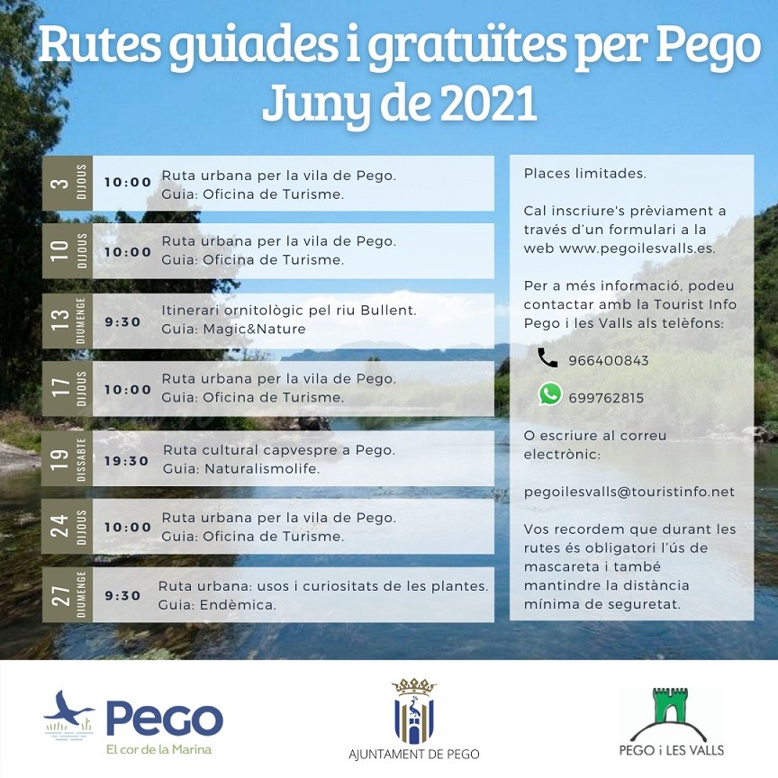 Ruta urbana per Pego
