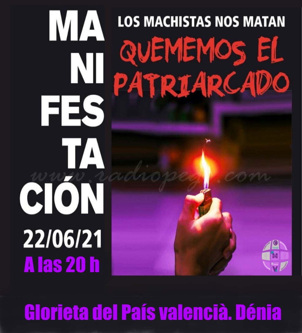 Convocada una manifestació comarcal contra la violència masclista hui a Dénia