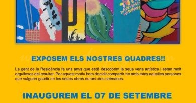 Les persones residents a Sant Joan de Déu protagonitzen una exposició pictòria al Centre d’Art
