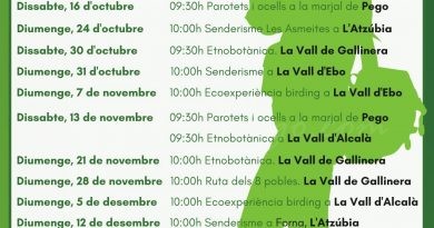 La Mancomunitat de Turisme ha reeditat el cicle de rutes interpretatives i guiades per a la tardor