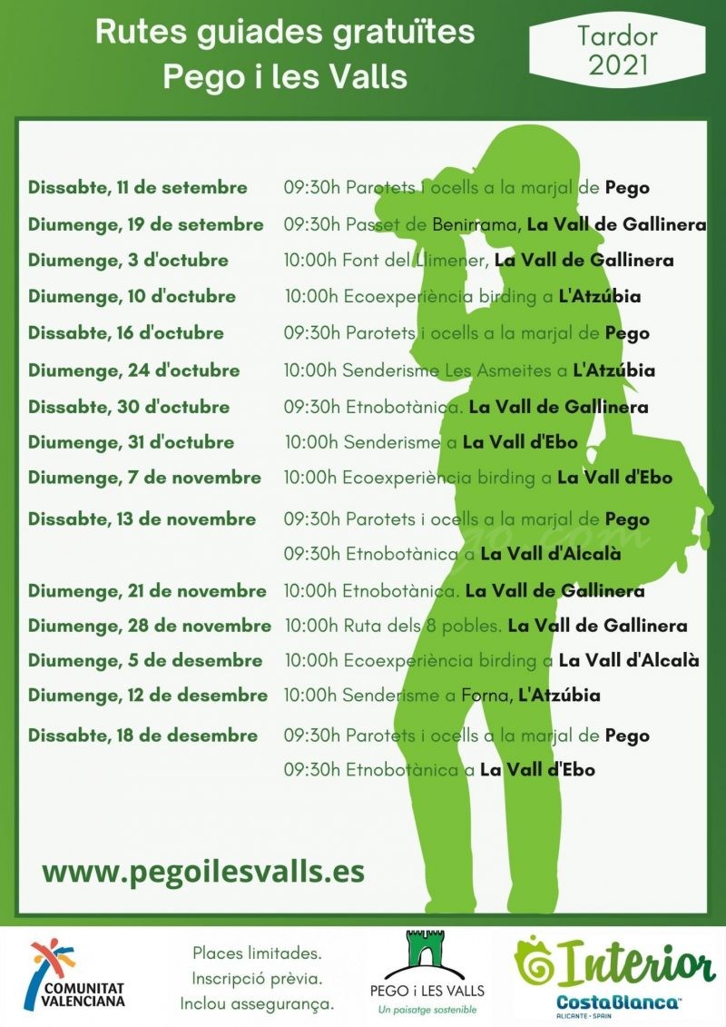 La Mancomunitat de Turisme ha reeditat el cicle de rutes interpretatives i guiades per a la tardor
