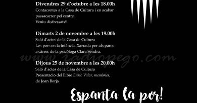 Finalitza el Dia de la Biblioteca, comença “Espanta la por”