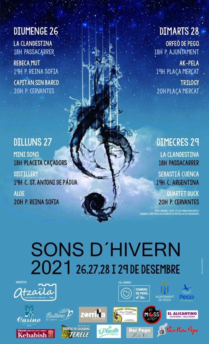 Torna el festival Sons d’Hivern a Pego