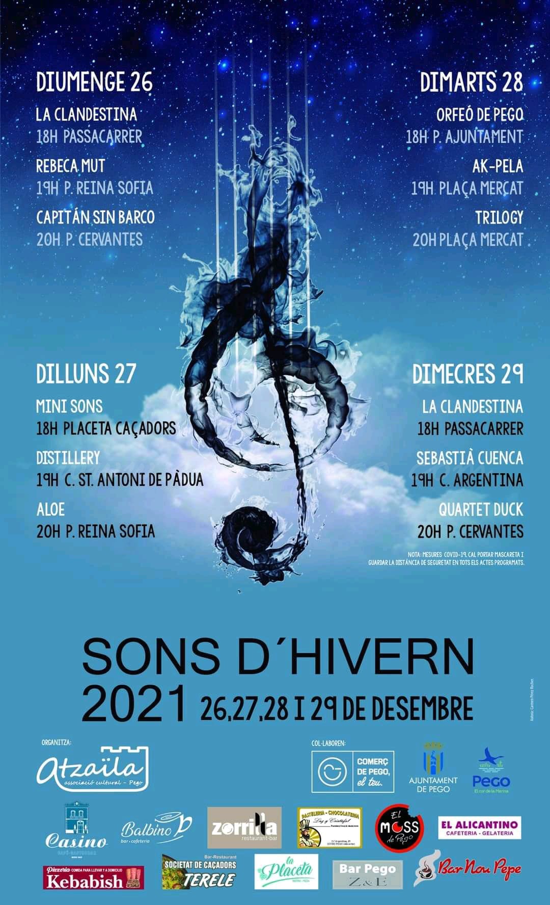 Torna el festival Sons d’Hivern a Pego