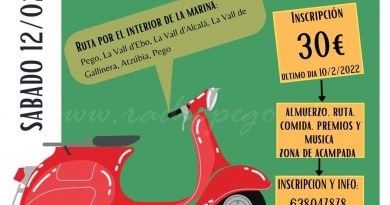 La filà Feixucs prepara la primera concentració i ruta d’scooters clàssiques a Pego