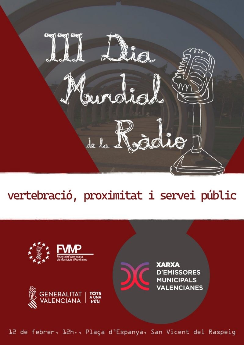 Ràdio Pego participarà dissabte en el programa especial de la XEMV pel Dia Mundial de la Ràdio