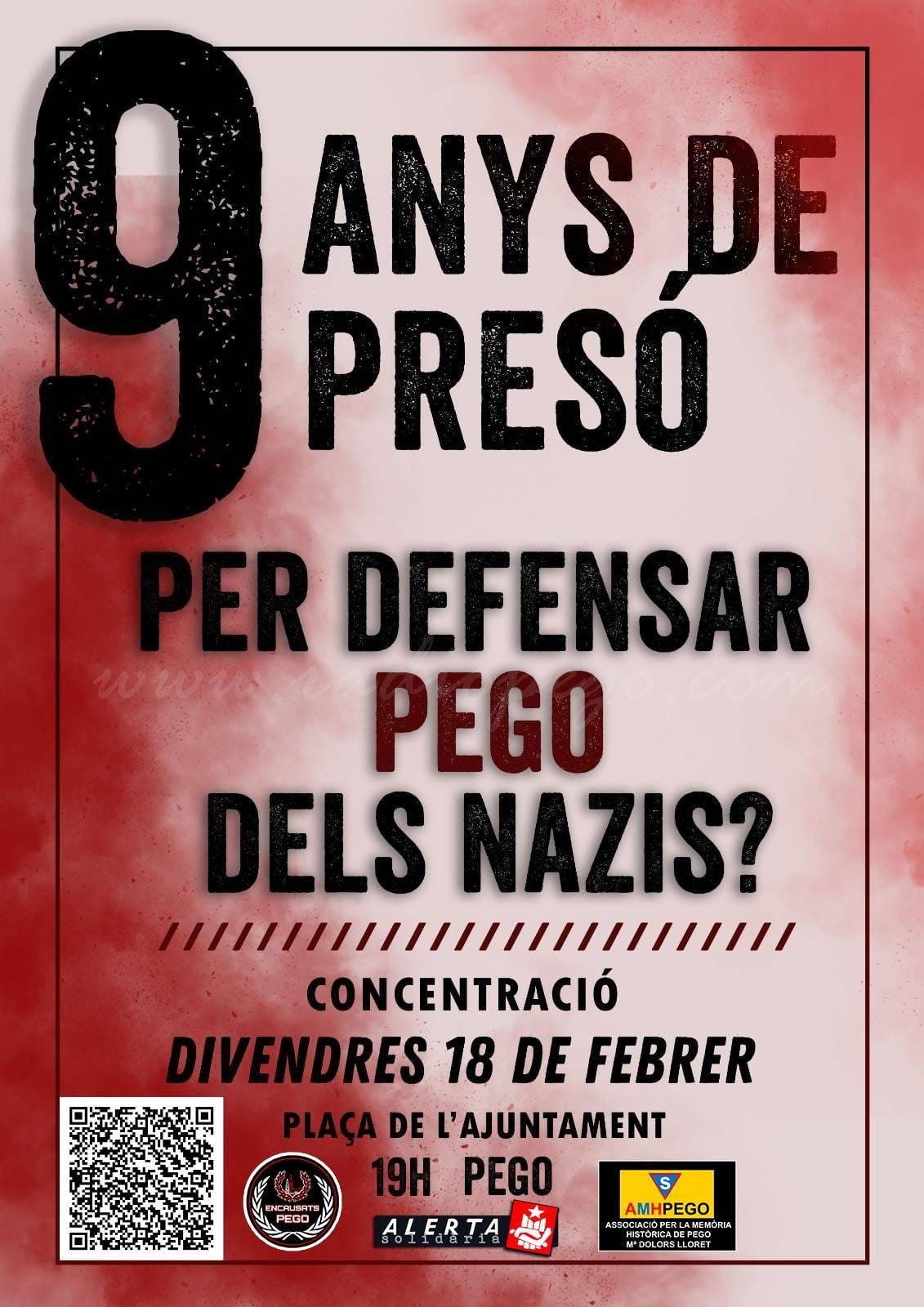 La Fiscalia demana fins a 9 anys de presó per als 14 joves antifeixistes de Pego pels fets d’octubre de 2020