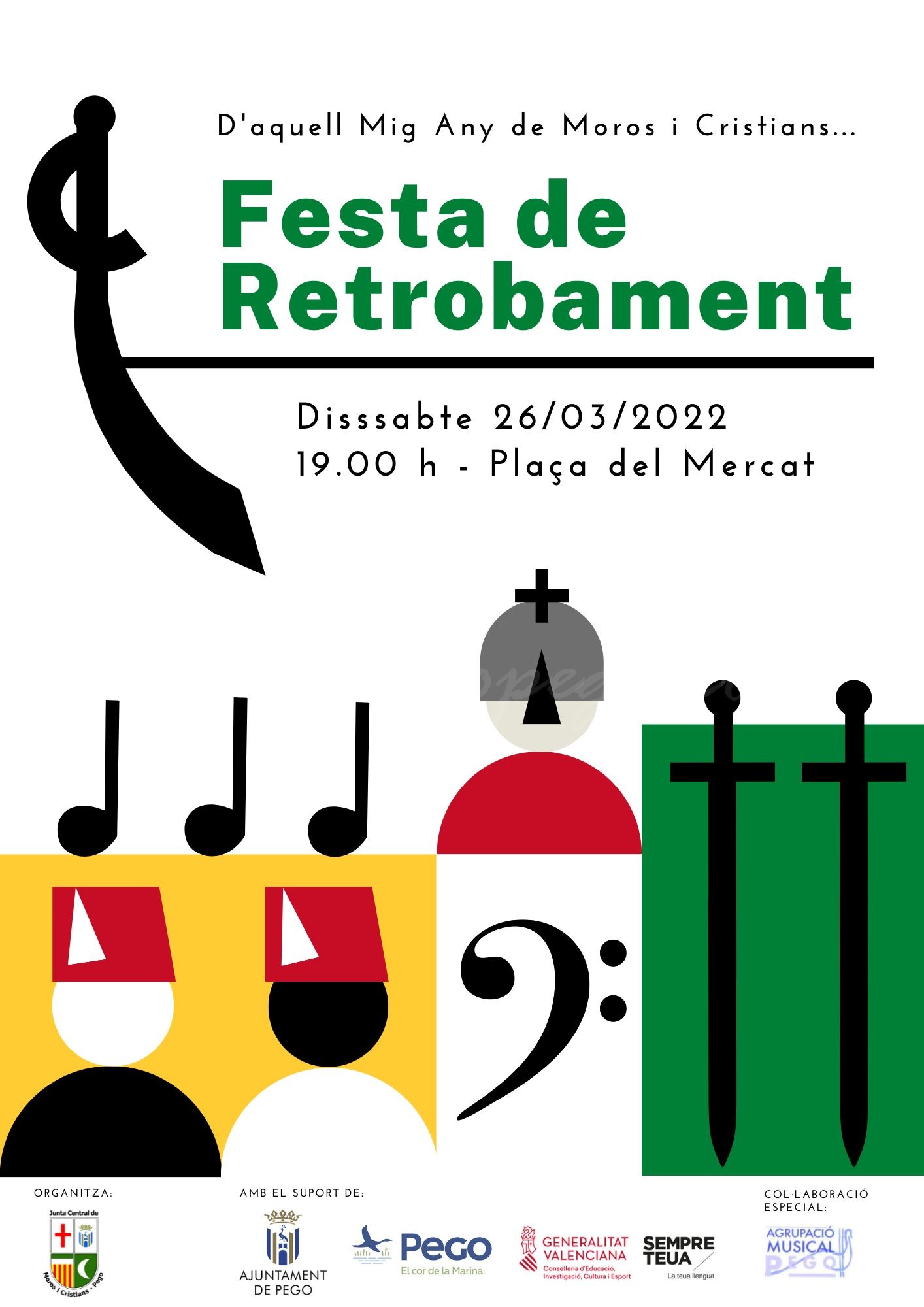 Els Moros i Cristians celebraran la Festa de Retrobament el 26 de març