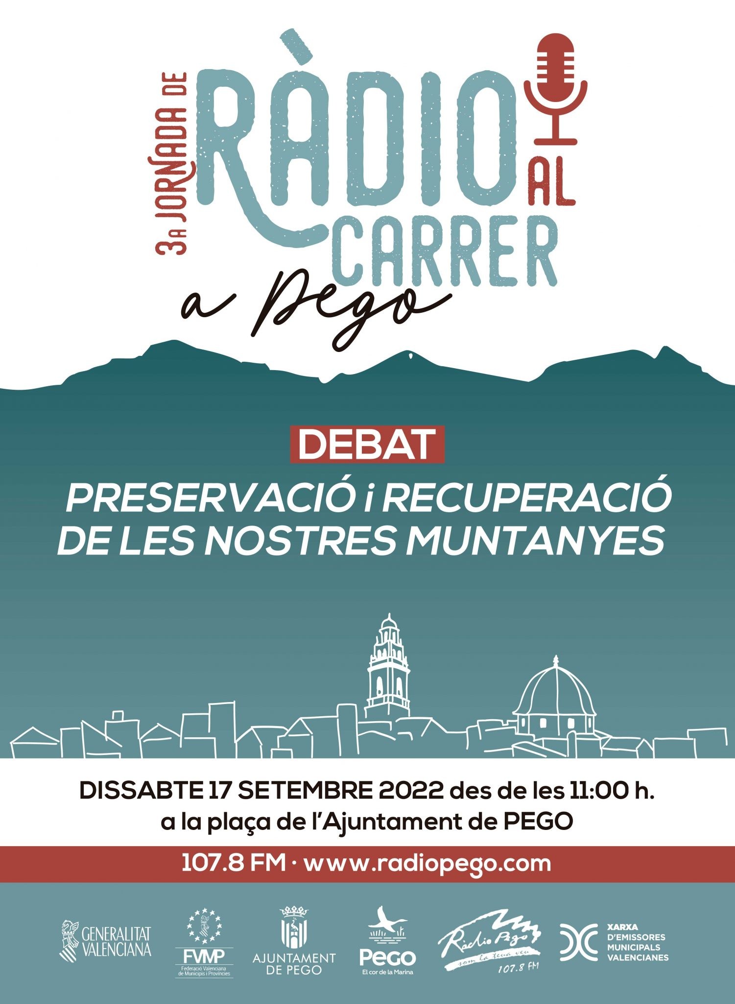 Pego i les Valls protagonitzen demà la tercera de les Jornades de Ràdio al Carrer