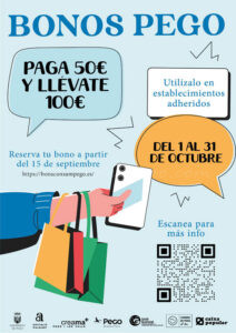 A partir de demà es podrà fer ús dels Bons Consum a 70 comerços de Pego