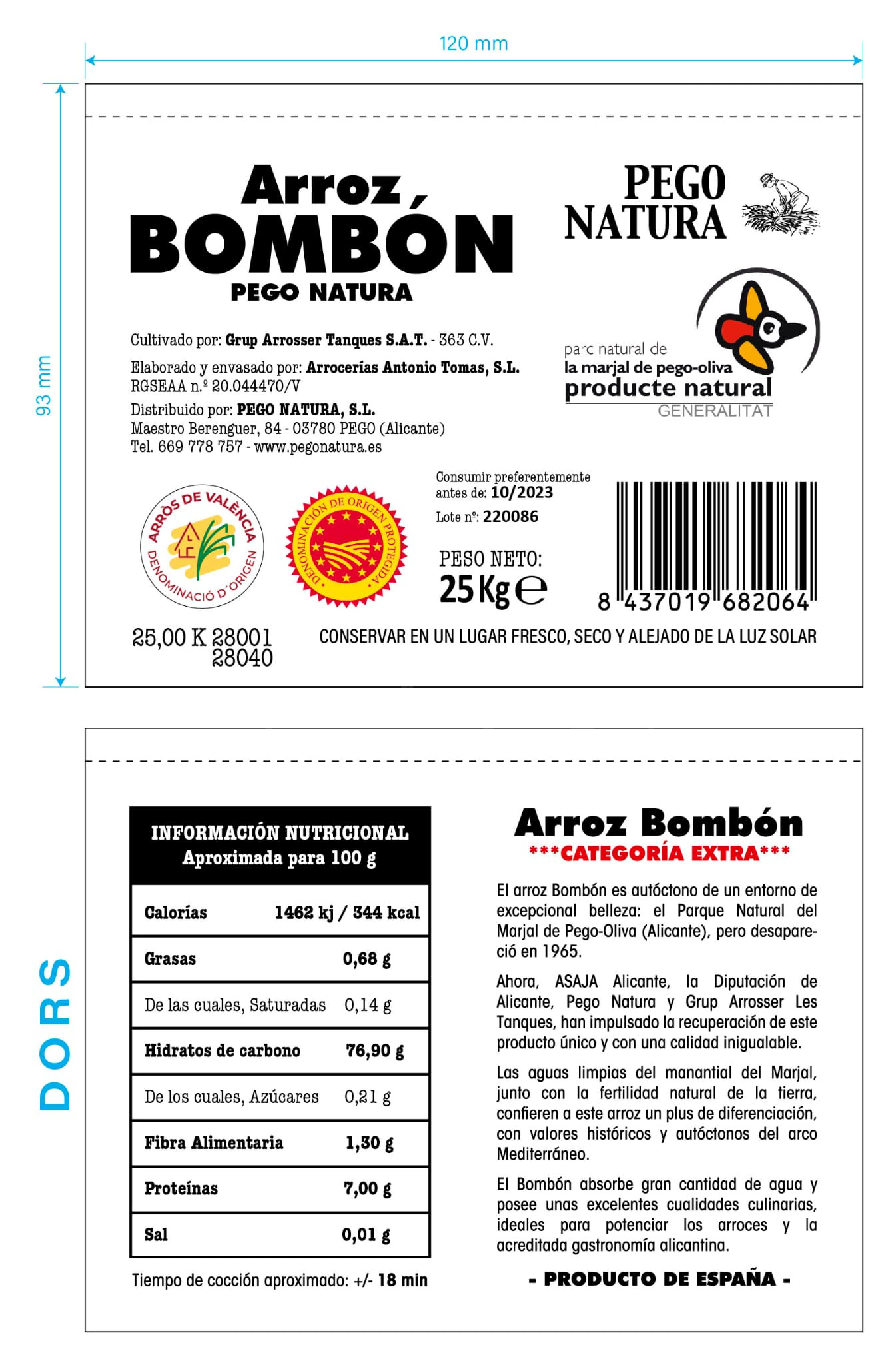 L’arròs bombó de la Marjal Pego-Oliva ha entrat en la D.O. Arròs de València L’arròs bombó de la Marjal Pego-Oliva ha entrat en la D.O. Arròs de València