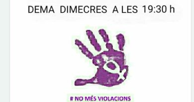 Concentració contra la violència masclista demà a Pego
