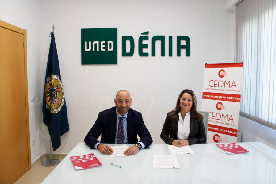 Acord de col·laboració entre el Cercle Empresarial de la Marina Alta i la UNED