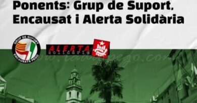 Acte final de campanya i d’agraïment dels encausats de Pego