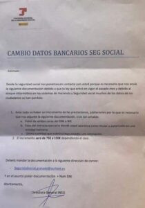La Tresoreria de la Seguretat Social advertix d’una nova estafa al seu nom