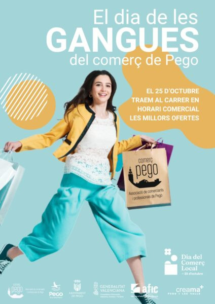 L’Associació de Comerciants i Professionals de Pego convertix el dia del Comerç Local en el dia de les gangues