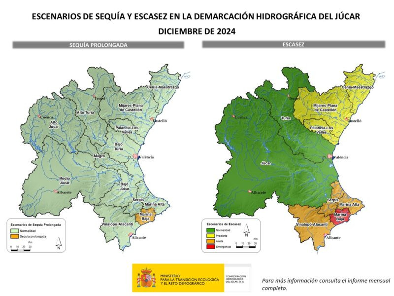 La Marina Alta continua en situació d’alerta per escassetat d’aigua La Marina Alta continua en situació d’alerta per escassetat d’aigua