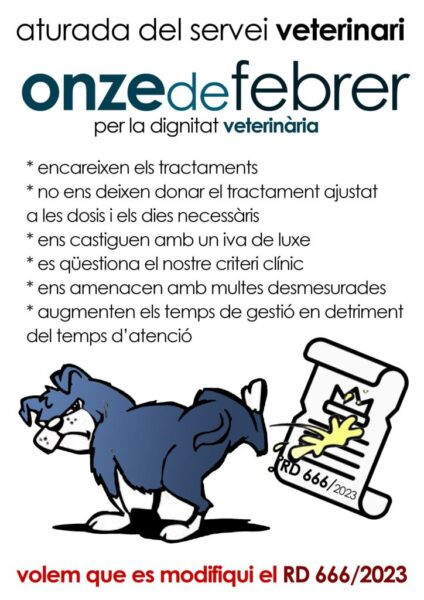 Els veterinaris i les veterinàries de Pego es planten davant el reial decret 666/2023 de medicaments veterinaris