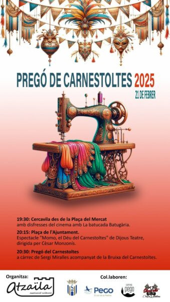 «Tot enllestit» per al pregó de Carnestoltes 2025