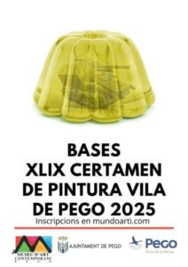 Es convoca el XLIX Certamen Nacional de Pintura ‘Vila de Pego’