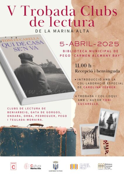 El Club de Lectura de Pego, amfitrió de la V Trobada de Clubs de Lectura de la Marina Alta El Club de Lectura de Pego, amfitrió de la V Trobada de Clubs de Lectura de la Marina Alta
