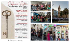 Els Moros i Cristians de Pego celebren l’arribada de la Fira amb la Publicació Festera