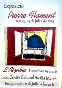 El pintor belga Pierre Flament exposa a l’Atzúbia