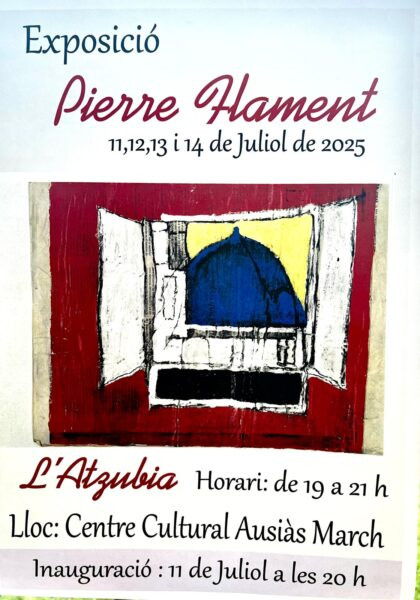 El pintor belga Pierre Flament exposa a l’Atzúbia
