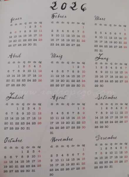 El ple del Consell aprova el decret que determina el calendari laboral per a 2026