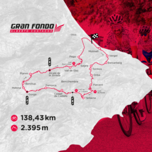 El Gran Fons Alberto Contador alterarà el trànsit dissabte al matí a Pego