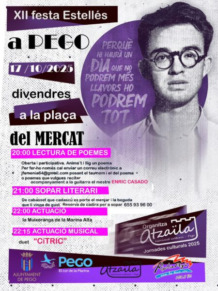 La XII Festa Estellés finalment tindrà lloc a la plaça del Mercat La XII Festa Estellés finalment tindrà lloc a la plaça del Mercat