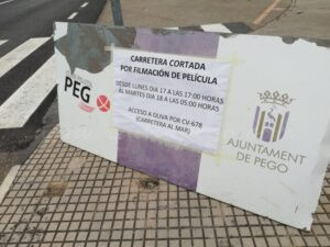 La carretera Pego-Oliva serà escenari de la sèrie ‘En el círculo del asesino’ de Netflix