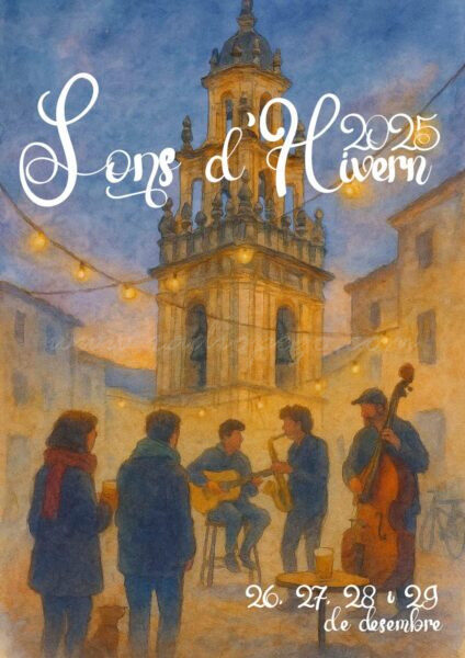 Raül Alentado amb ‘L’hivern sona millor al carrer’ guanya el VI concurs de cartells de Sons d’Hivern Raül Alentado amb ‘L’hivern sona millor al carrer’ guanya el VI concurs de cartells de Sons d’Hivern
