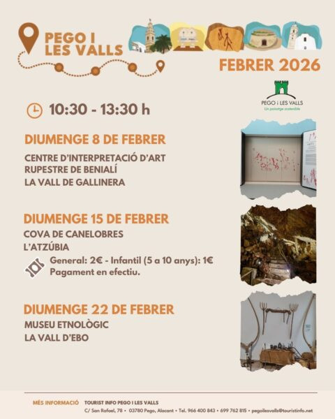 Al febrer florix el patrimoni de Pego i les Valls amb la reobertura de les seues portes Al febrer florix el patrimoni de Pego i les Valls amb la reobertura de les seues portes
