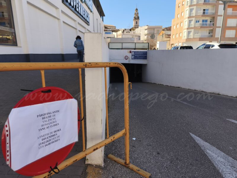 L’aparcament soterrat de la plaça Antic Regne de València estarà tancat 18 dies per actualitzar el sistema d’extinció d’incendis