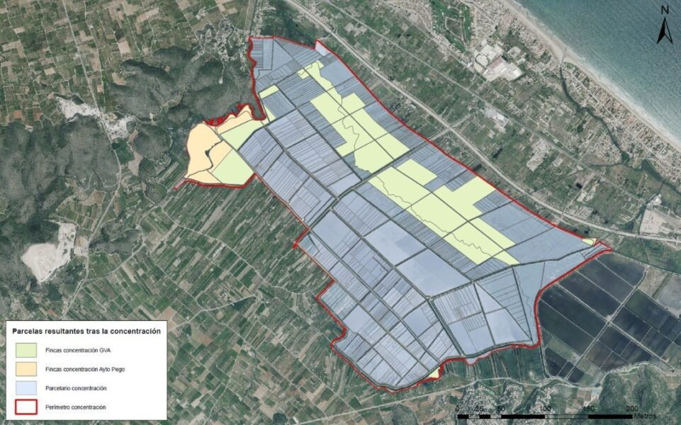 Es publica l’acord de concentració parcel·lària de la Marjal Pego-Oliva