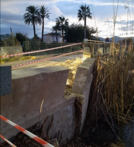 El pont del Tonyinero es cola al ple de la Diputació de València
