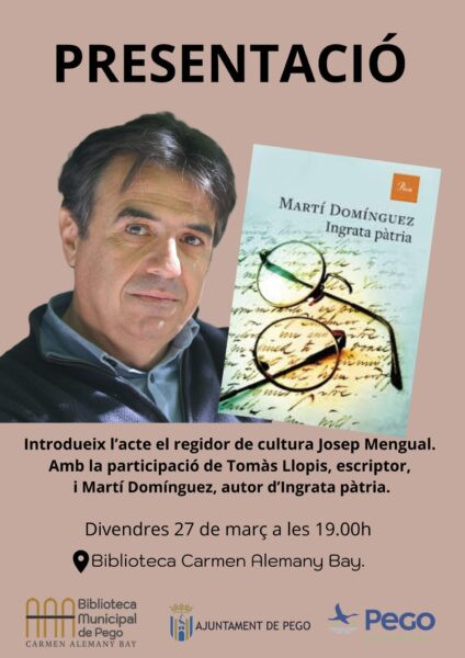 Ingrata Pàtria es presenta a Pego Ingrata Pàtria es presenta a Pego